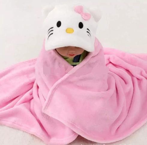 BRANDONN Ultra Soft Organic Premium Bathrobe Bath Gown For Babies Baby Bath Towel